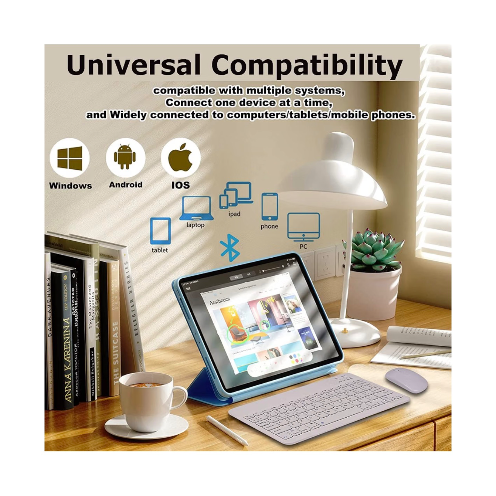 2-in-1 Bluetooth Keyboard And Mouse Set 12