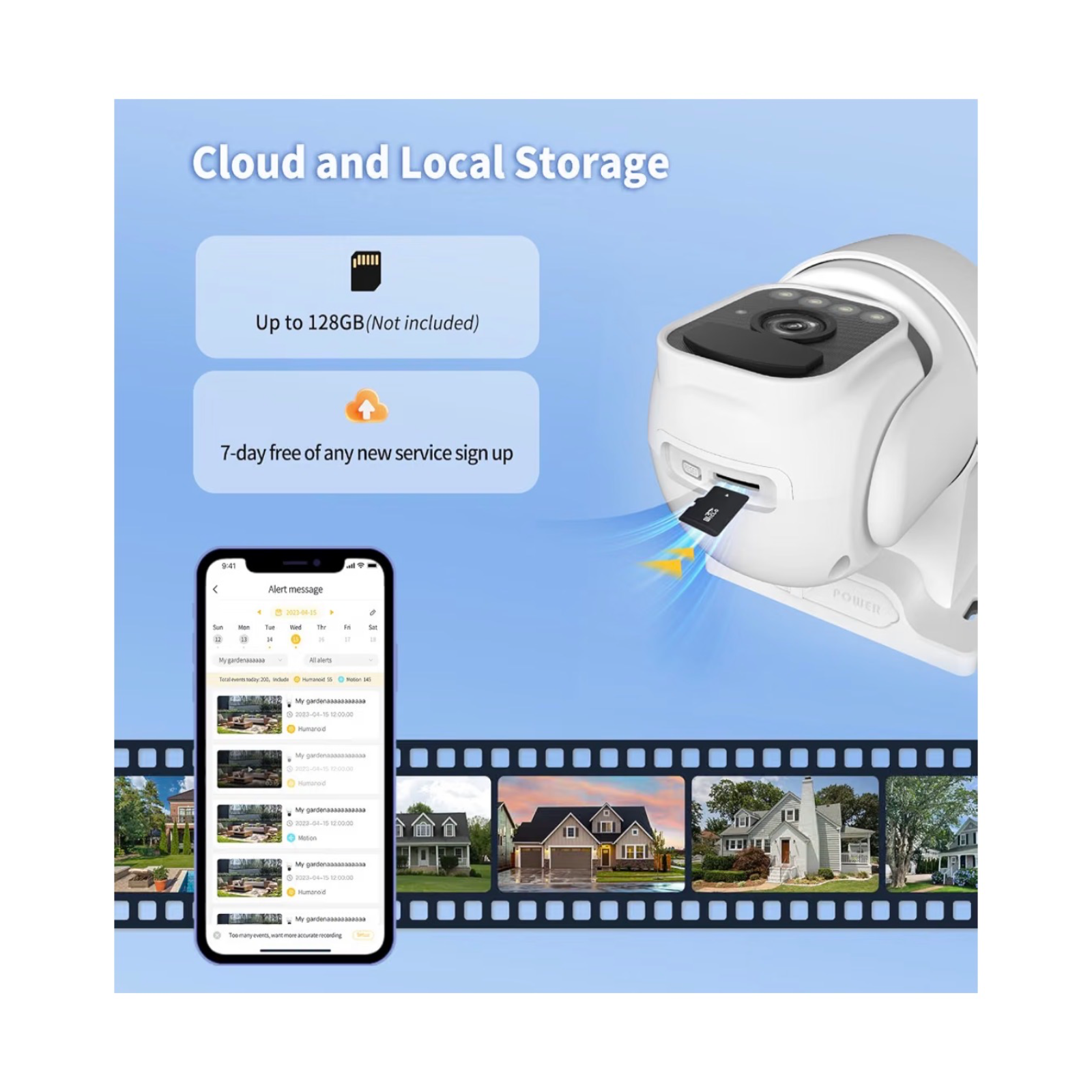 WY-LINK Solar Outdoor Wireless 360° Wi-Fi Security Camera 5