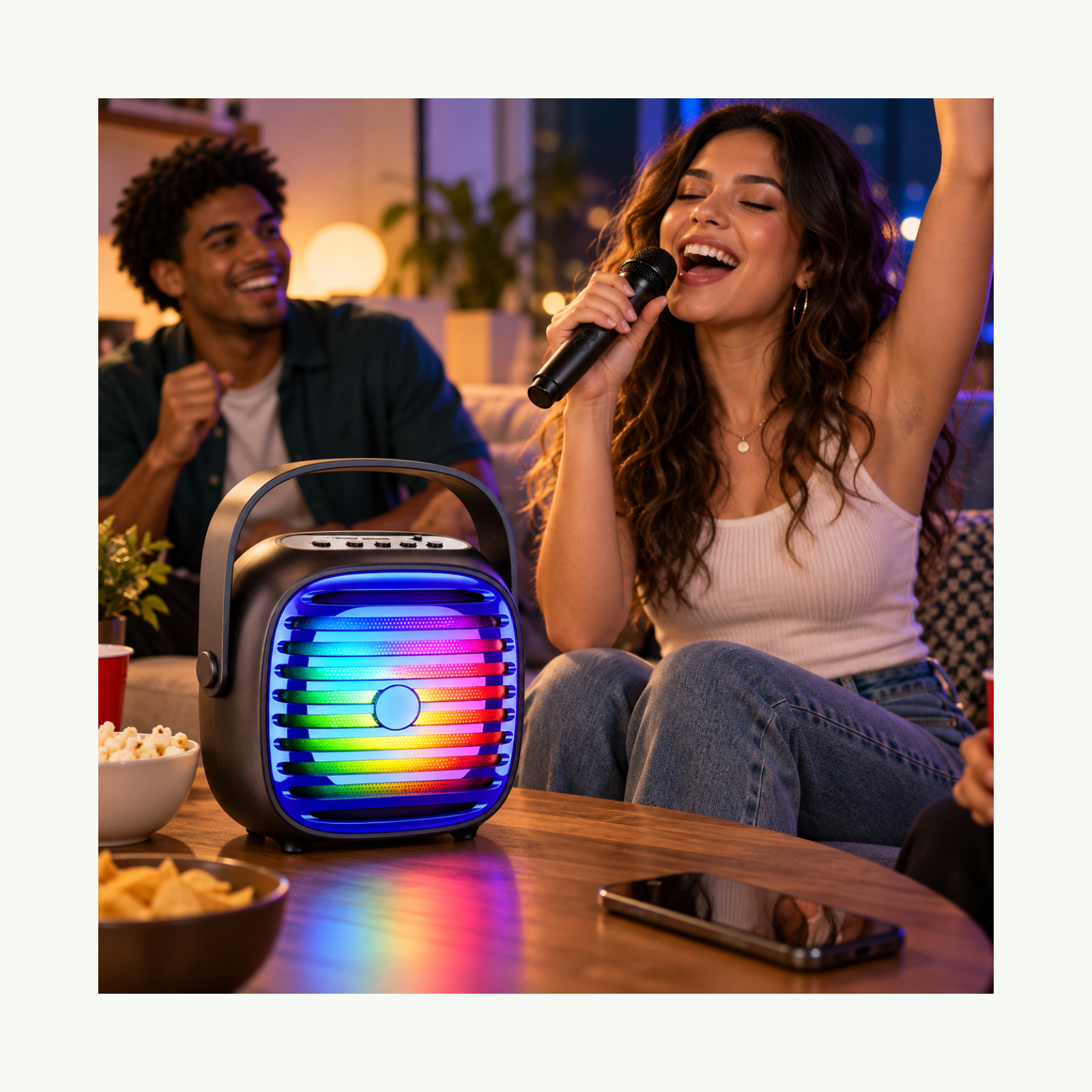 Blue 4-Inch Woofer With Microphone ZIP-40 4