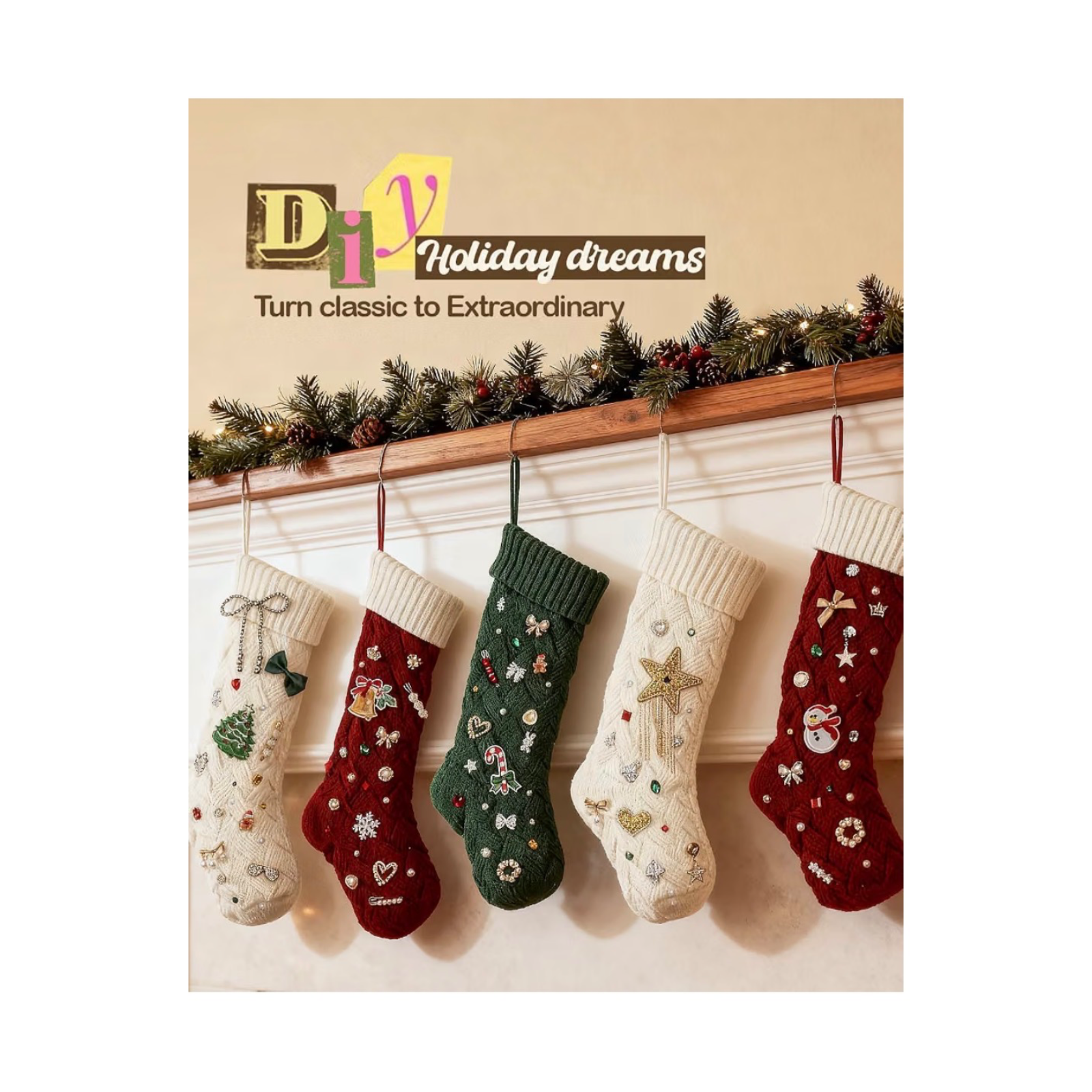 Junk Socks Charms Kit 410Pcs – Gold 9