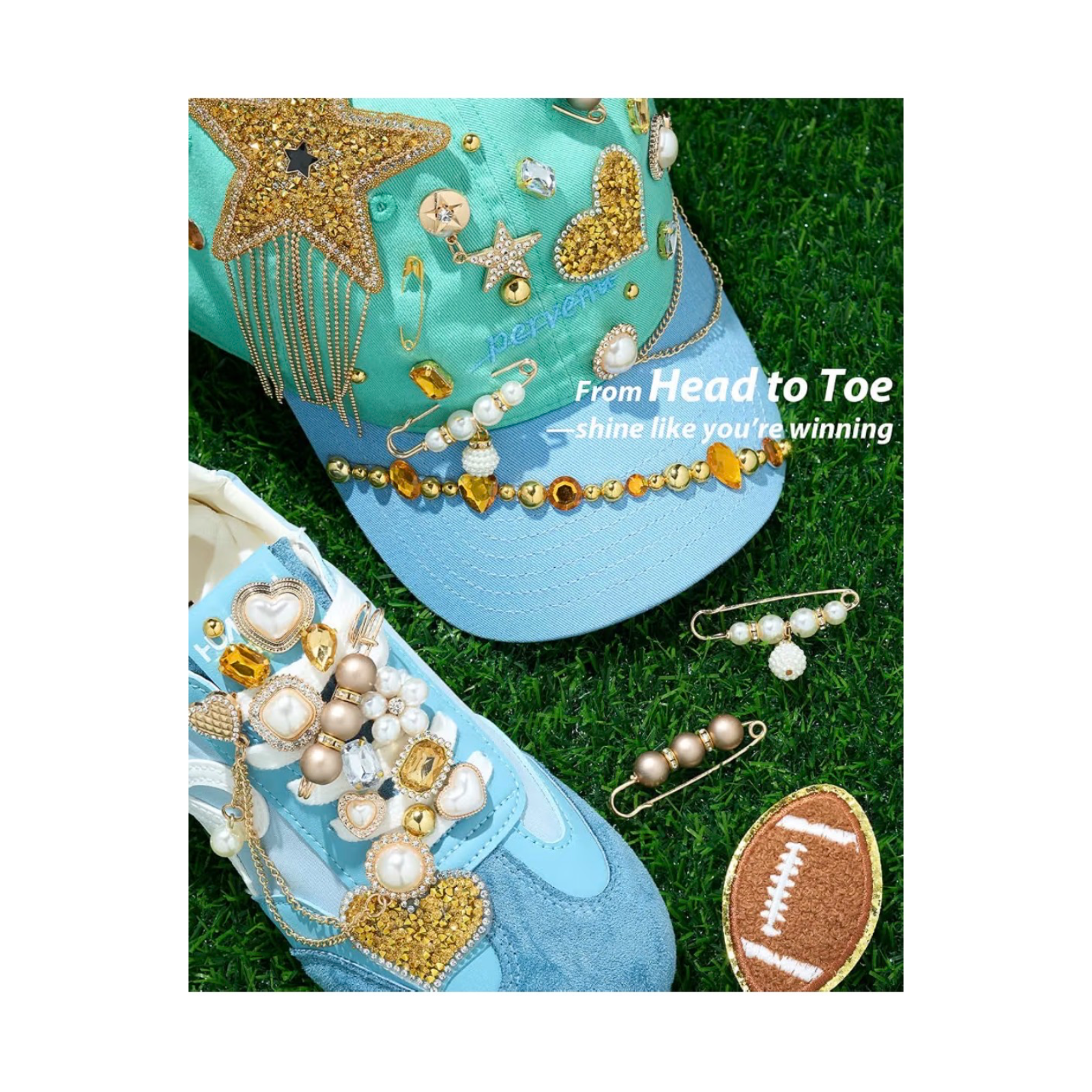 Junk Socks Charms Kit 410Pcs – Gold 2