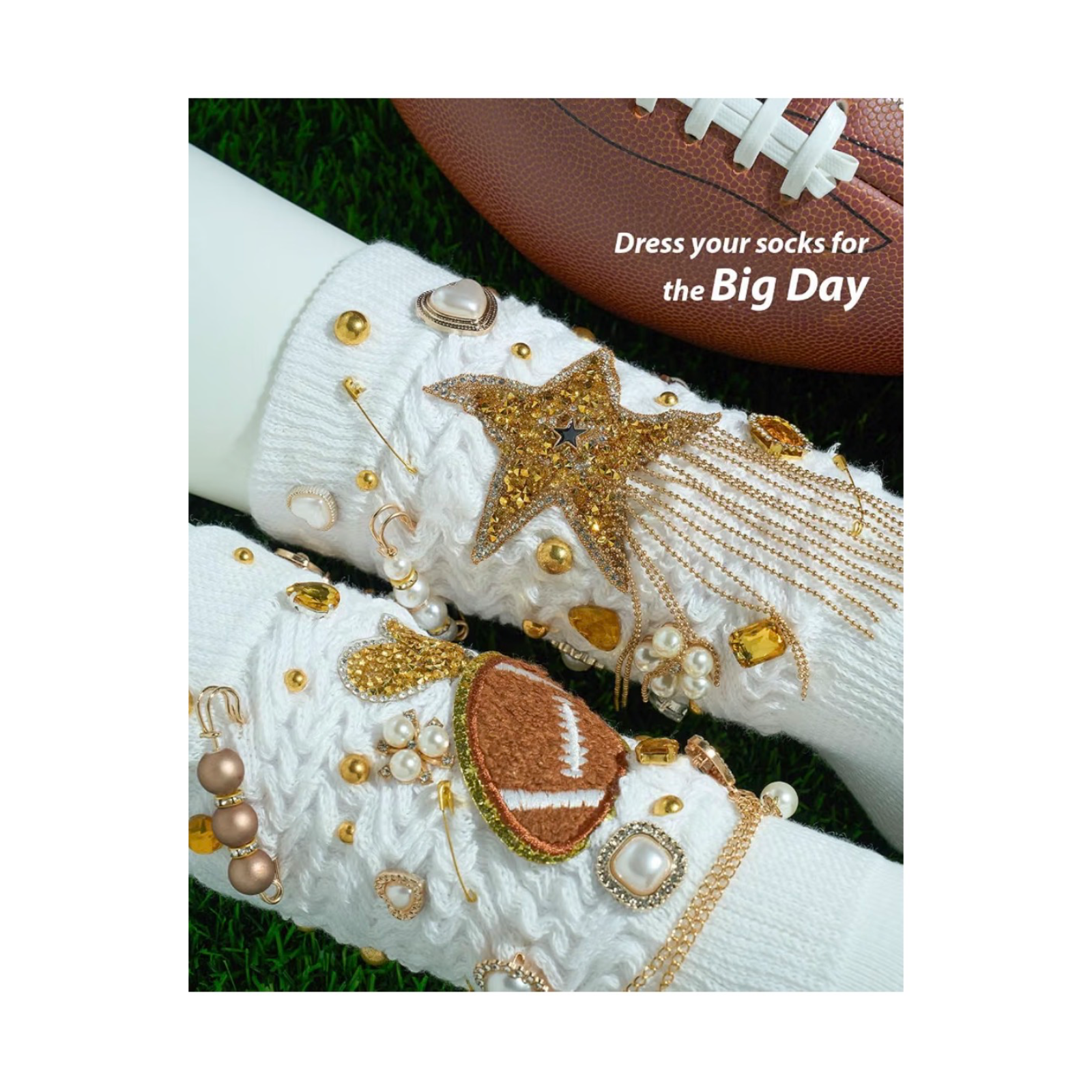 Junk Socks Charms Kit 410Pcs – Gold 8