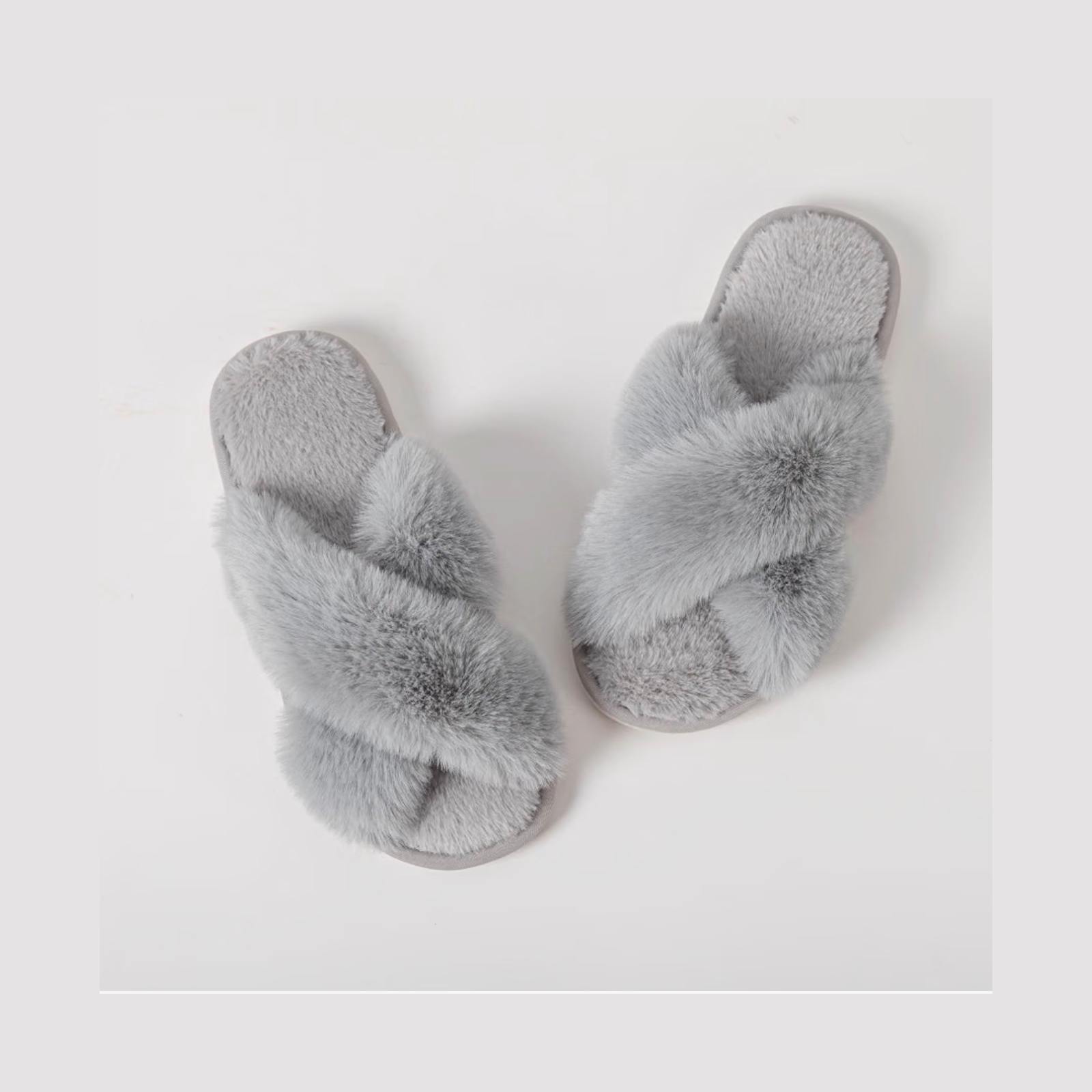 Women's Memory Foam Cross-Band Slippers 2