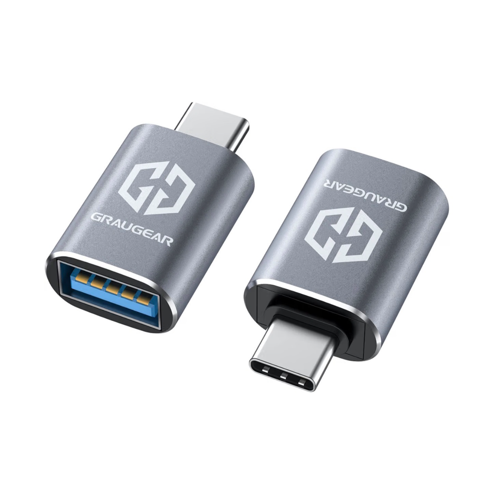 Graugear USB To USB-C Adapter Pack Of 2