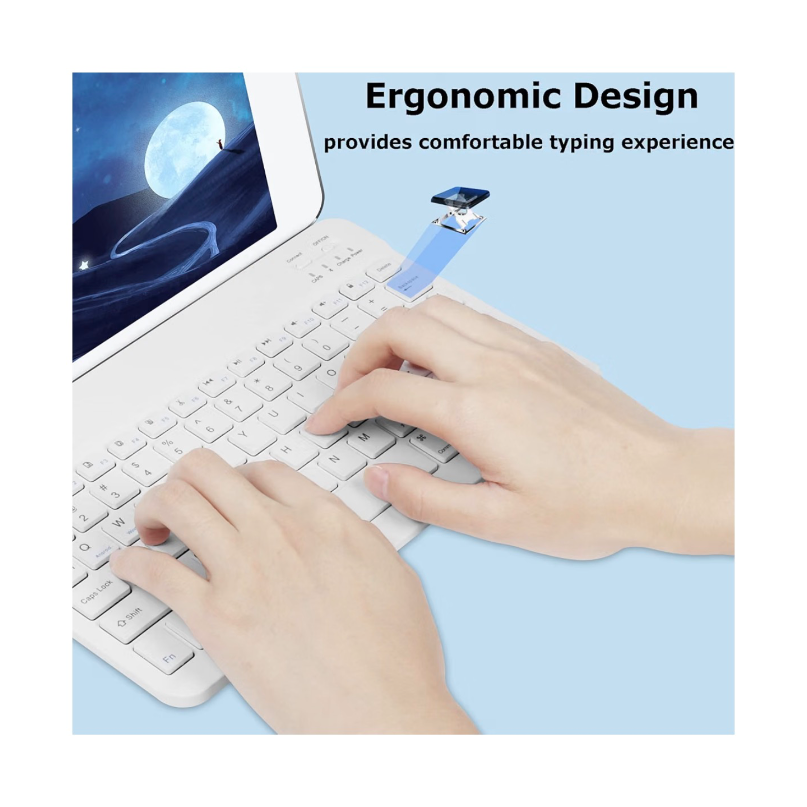2-in-1 Bluetooth Keyboard And Mouse Set 7