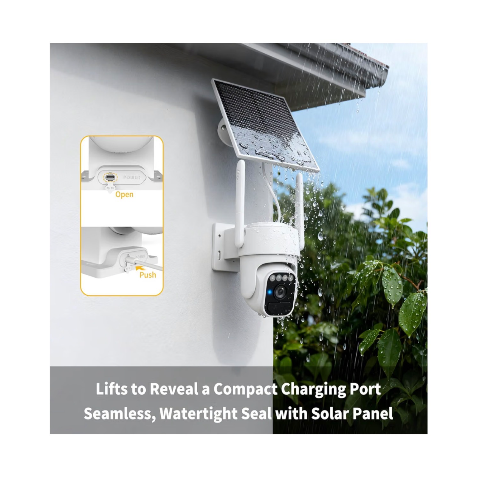 WY-LINK Solar Outdoor Wireless 360° Wi-Fi Security Camera 9