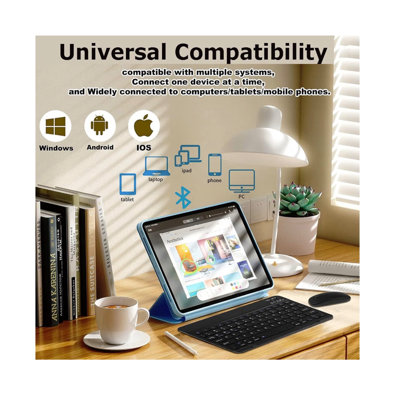 2-in-1 Bluetooth Keyboard And Mouse Set 15