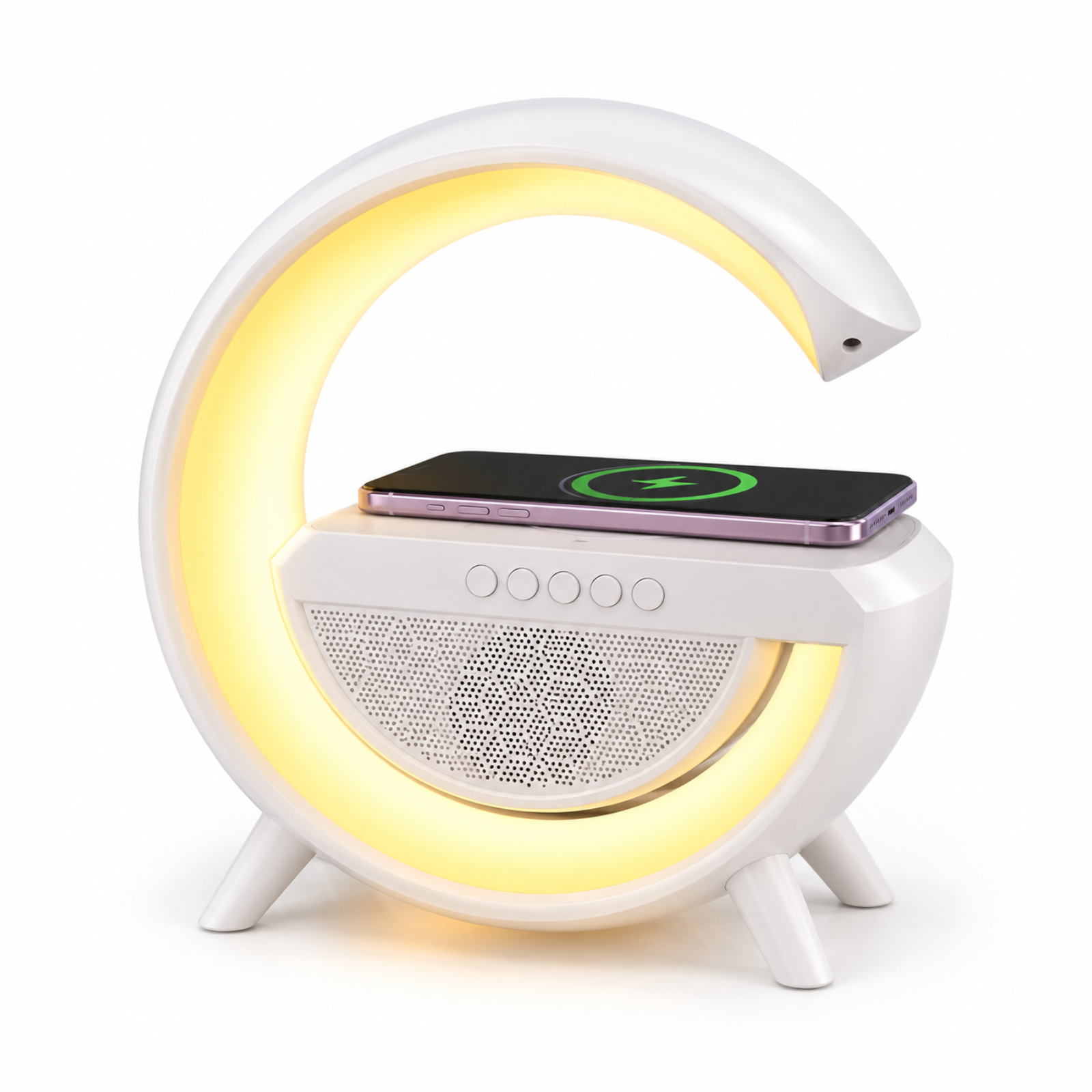 3-in-1 Speaker With Nightlight And Wireless Charger 1