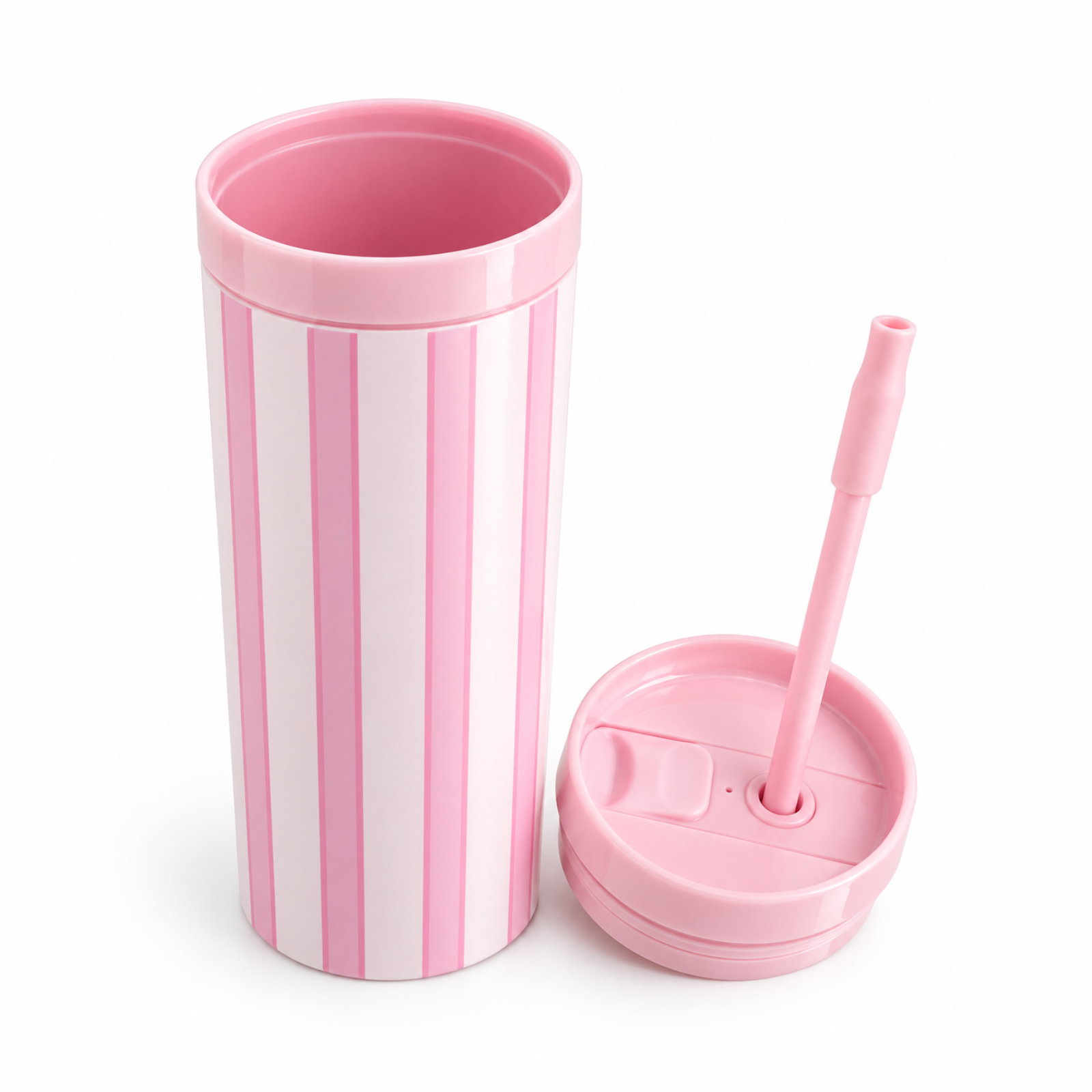 Striped Bow And Heart Tumbler 4