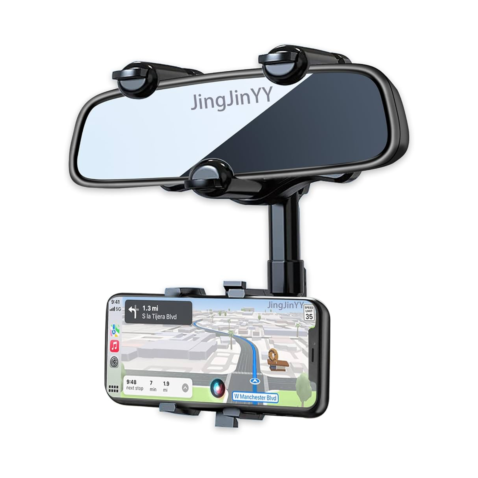 Rearview Mirror Phone Mount