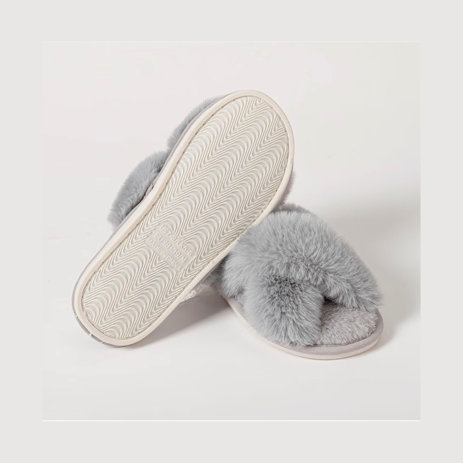 Women's Memory Foam Cross-Band Slippers 4